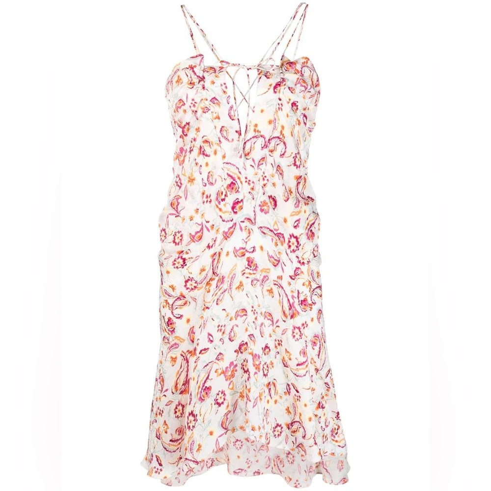 Isabel Marant Presly flower-print midi dress, size FR34